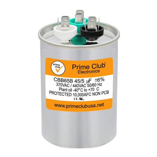 Picture of Capacitor CBB65 45/5uF Class B