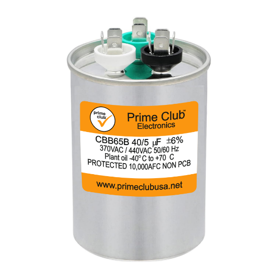 Picture of Capacitor CBB65 40/5uF Class B